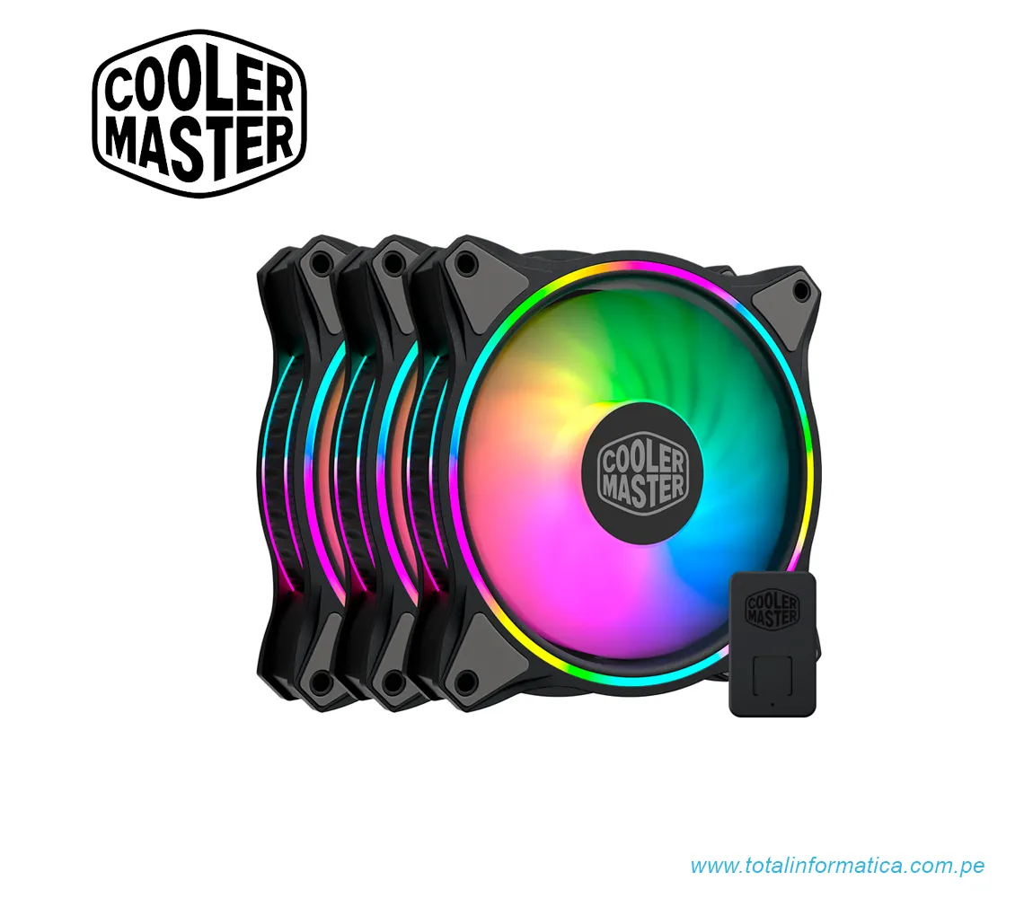 VENTILADOR FAN COOLER MASTER MASTERFAN MF120 HALO 3IN1 - imagen 2