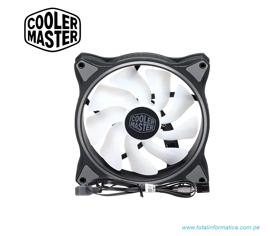 VENTILADOR COOLER MASTER MASTERFAN ARGB MF140 HALO - imagen 2