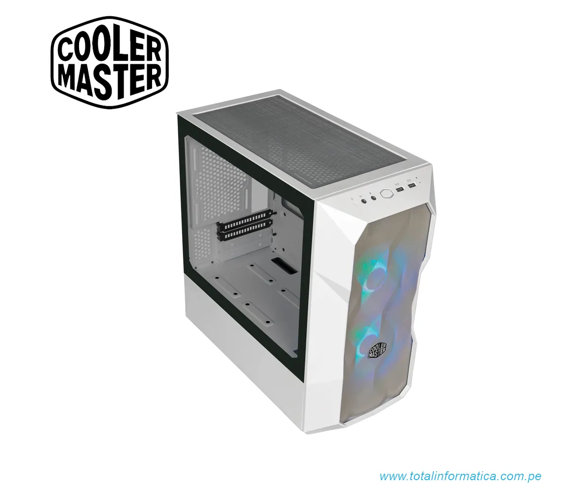 GABINETE COOLER MASTER TD300 MESH WHITE C/VENTANA TRANSP. ACERO PLASTICO - imagen 3
