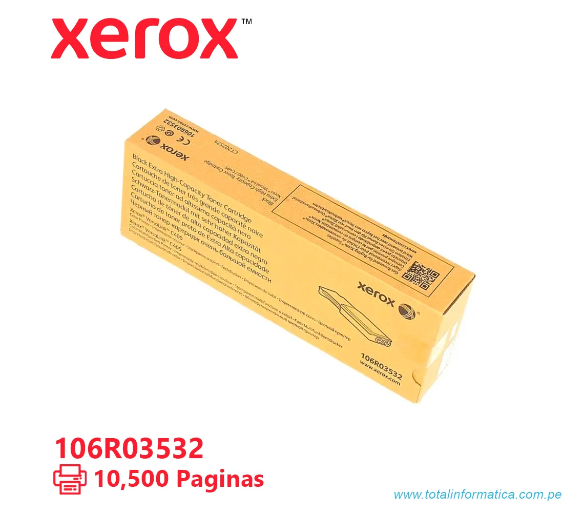 TONER XEROX ( 106R03532 ) VERSALINK C400, C405 BLACK, 10,500 PAG. - imagen 2