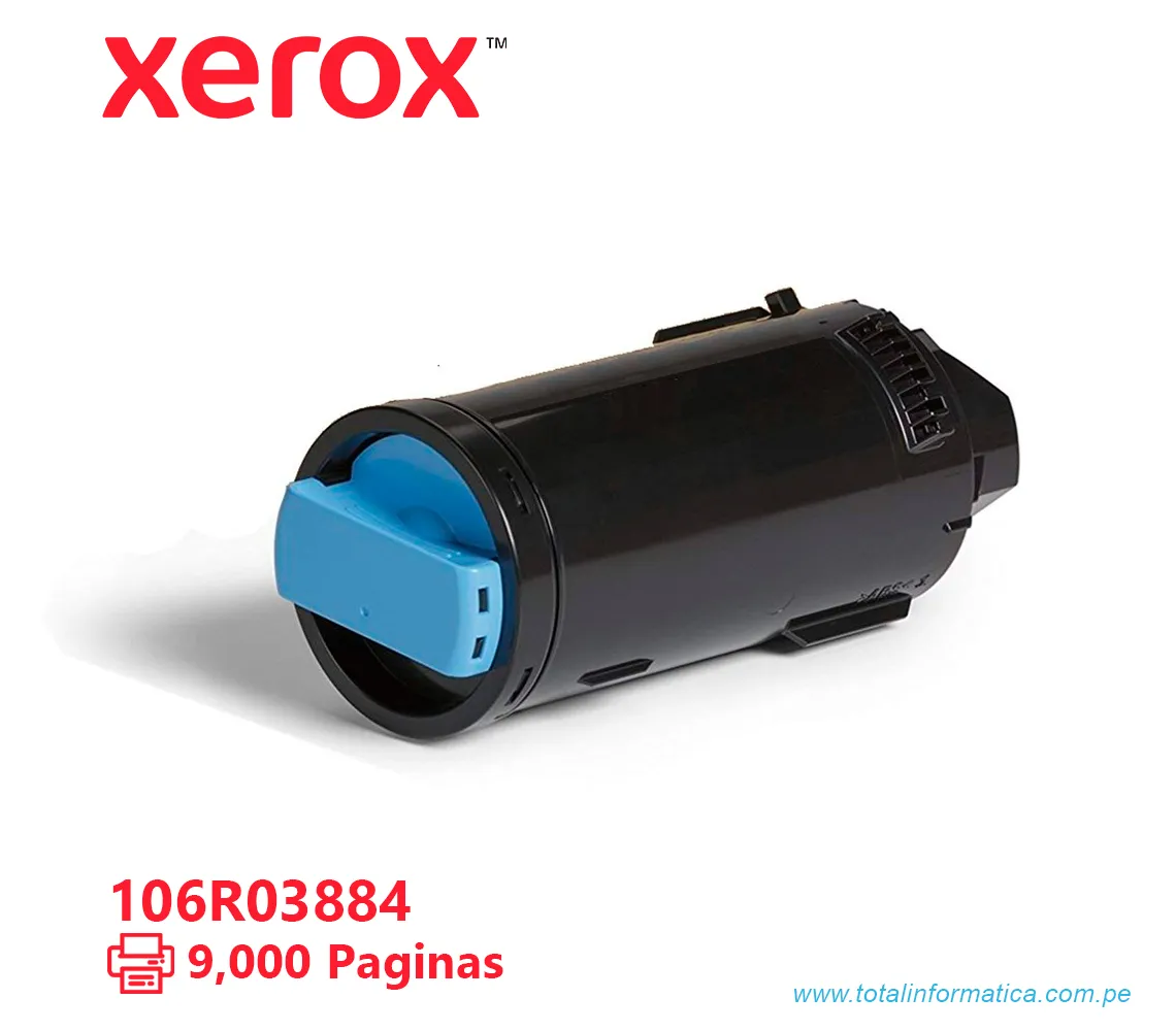 TONER XEROX ( 106R03884 ) VERSALINK C500, C505 CYAN 9K PÁG - imagen 2