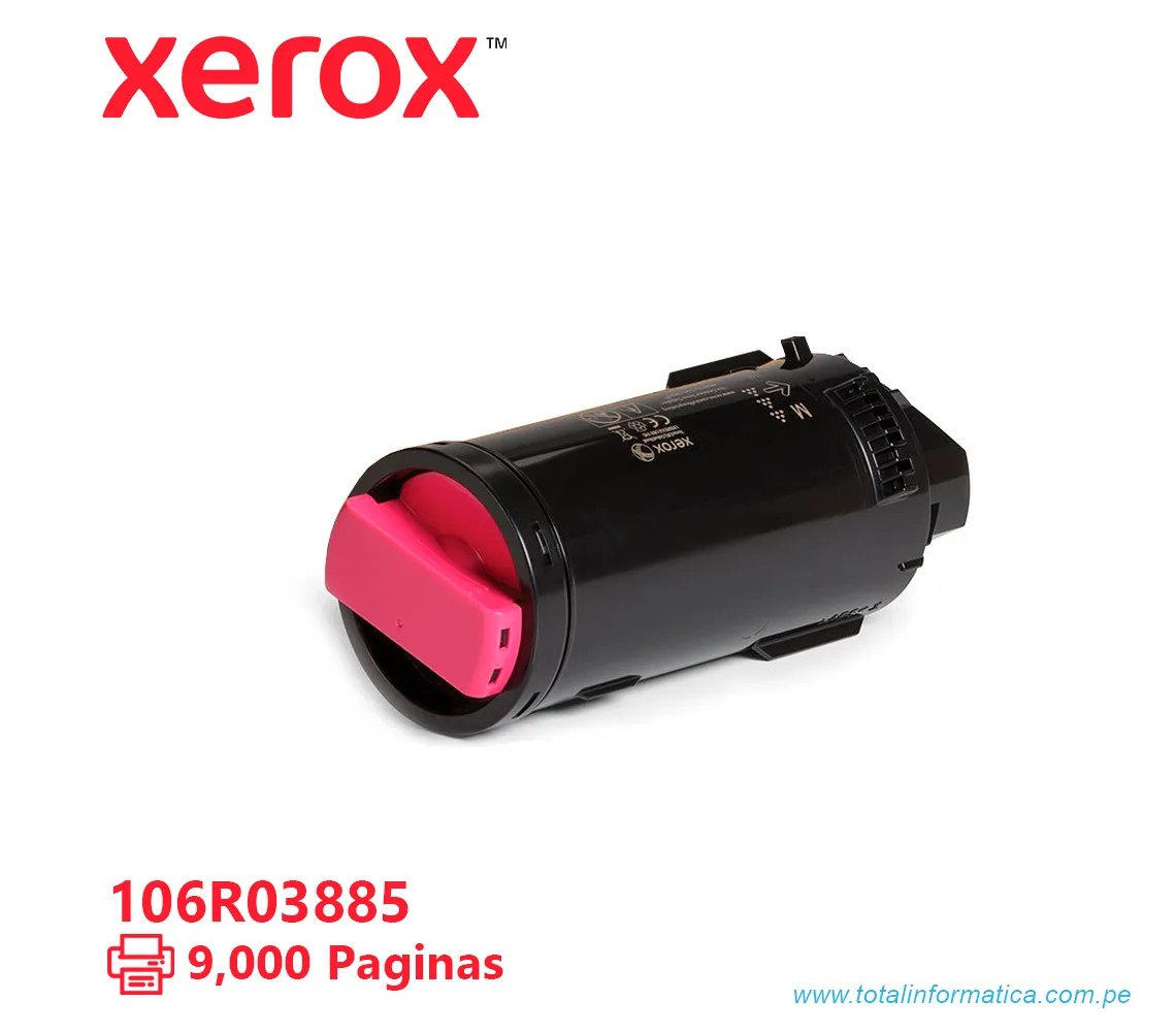 TONER XEROX ( 106R03885 ) VERSALINK C500, C505 MAGENTA 9K PÁG - imagen 2