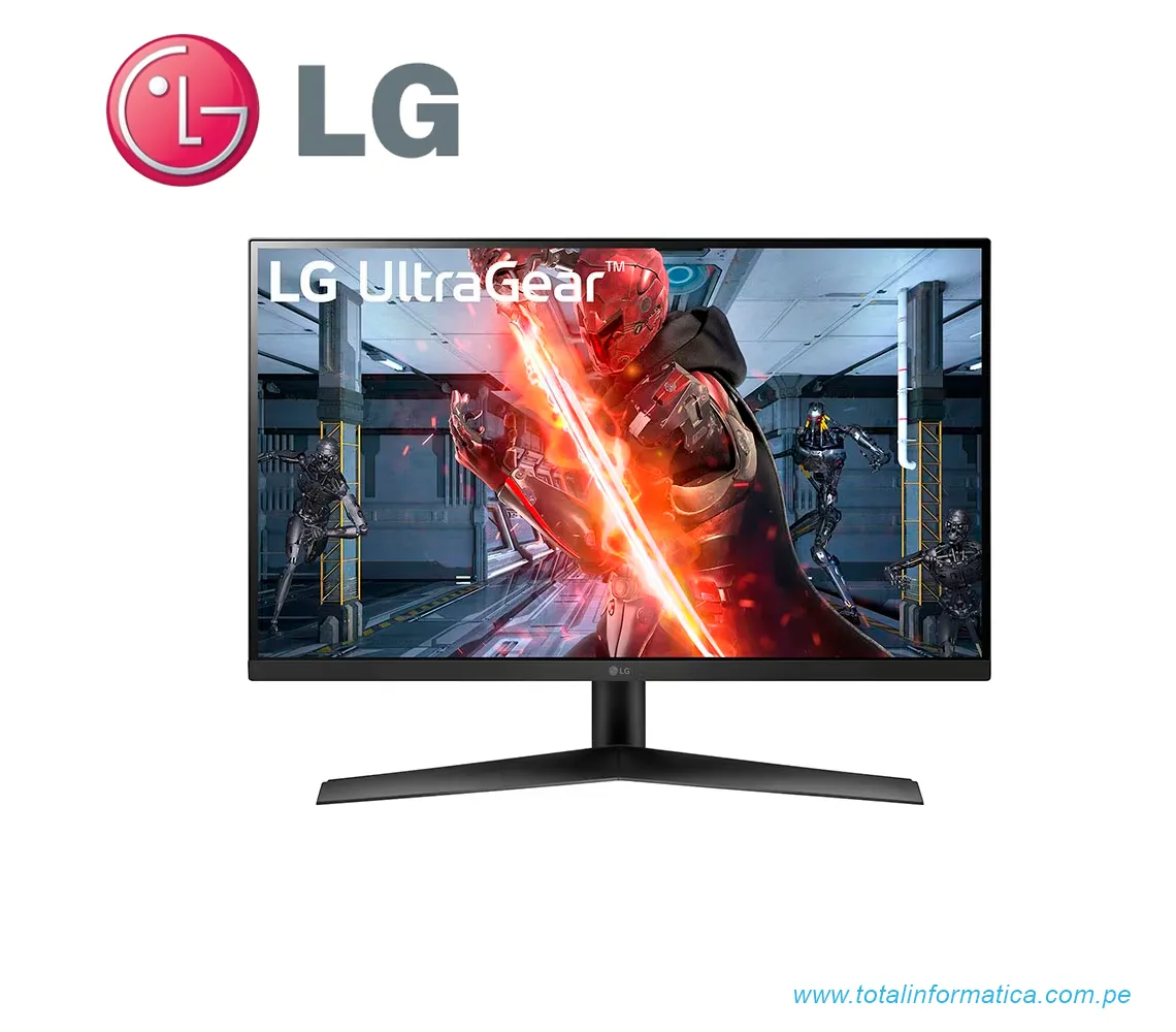 MONITOR LG 27GN65R-B,  68,6 cm (27"), 1920 x 1080 PIXELES FHD LED, Negro - imagen 1