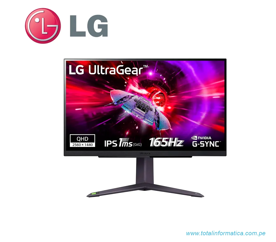 MONITOR LG 27GR75Q-B, 68,6 cm (27"), 2560 x 1440 Pixeles, Quad HD, Negro - imagen 1