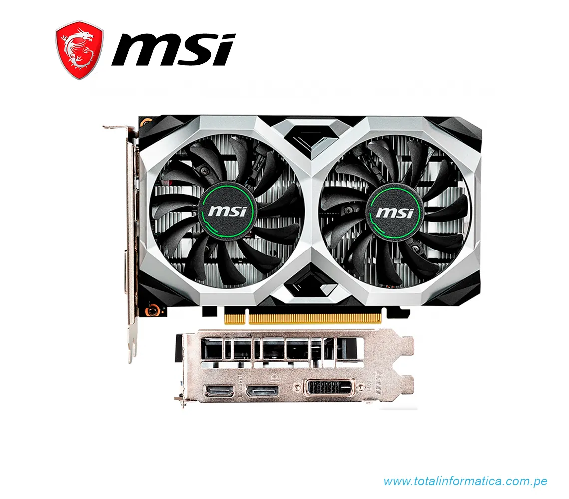 TARJETA DE VIDEO MSI GeForce GTX 1650 D6 VENTUS XS OCV3 NVIDIA  - imagen 2