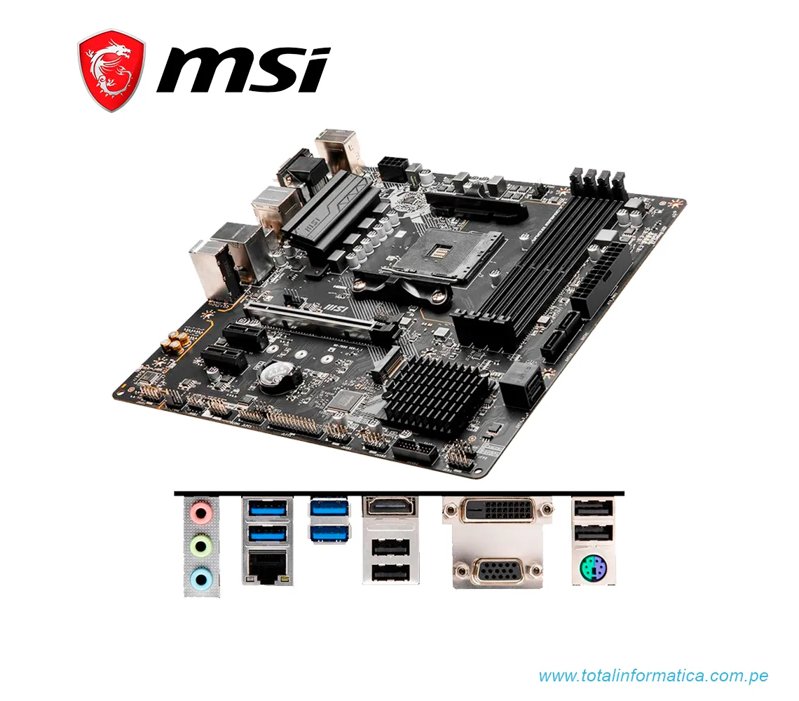 MSI PRO B550M-P GEN3 PLACA BASE AMD B550, AM4, micro ATX - imagen 2