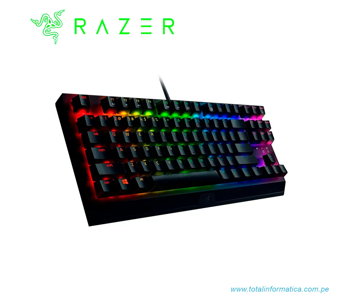 TECLADO GAMING RAZER BLACKWIDOW V3 TKL, MECANICO, SWITCH YELLOW, RGB CHROMA, NEGRO(RZ03-03492300-R311) - imagen 2