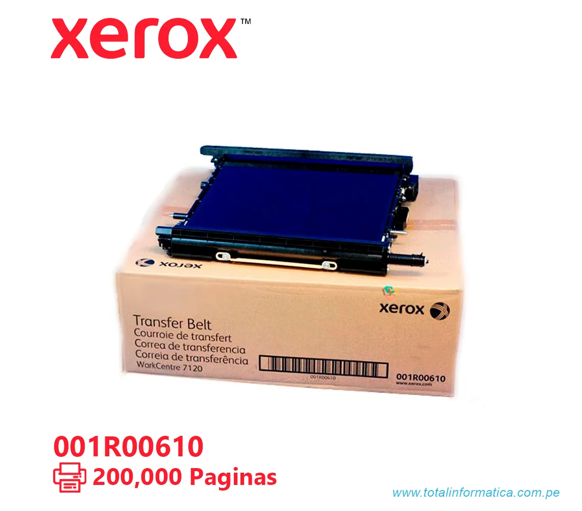 TRANSFERENCIA XEROX 001R00610 WORKCENTRE 7120, 7225, 200K PAG - imagen 2