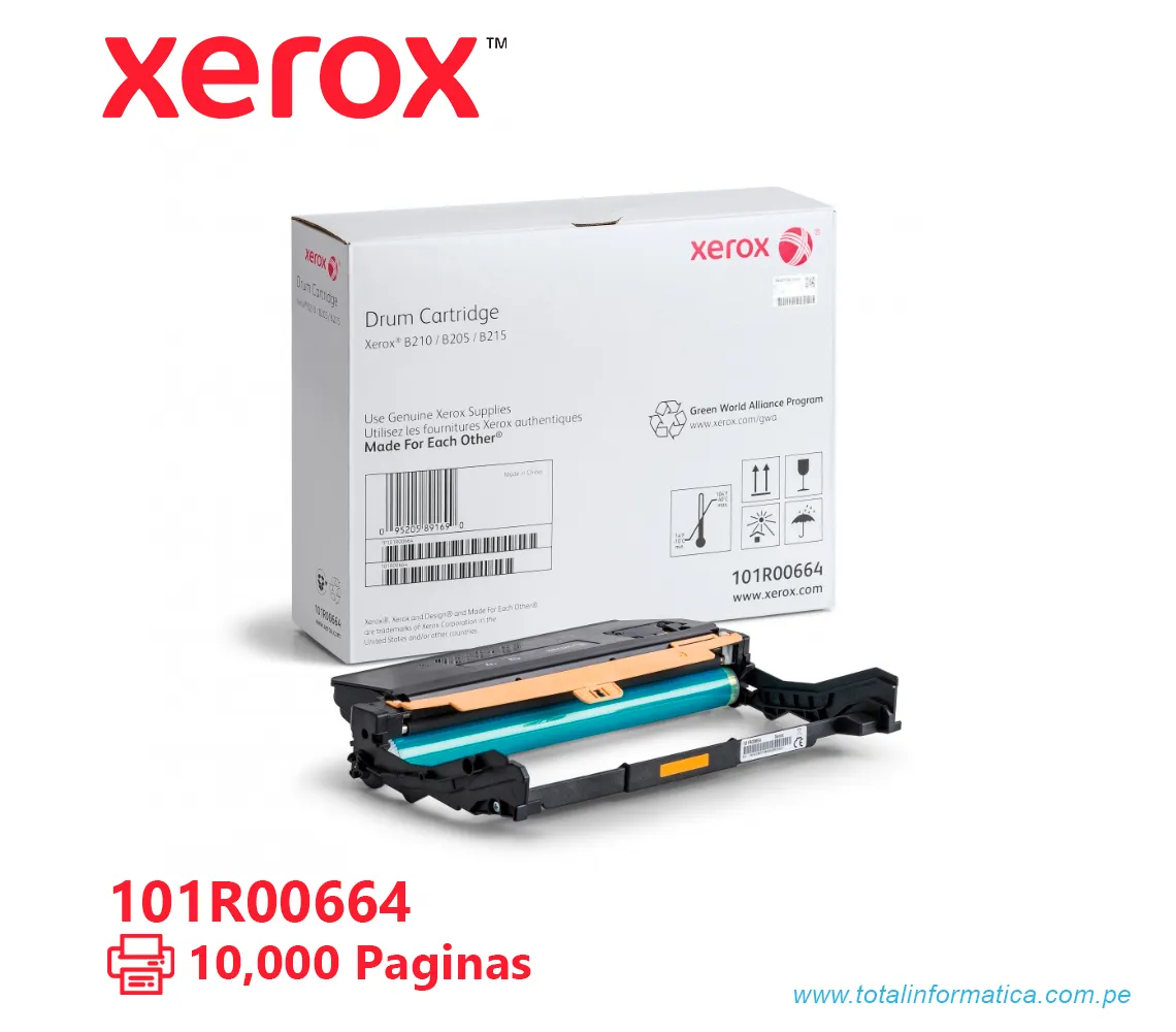 TAMBOR XEROX ( 101R00664 ) B210, B205, B215, 10K PAGINAS - imagen 1