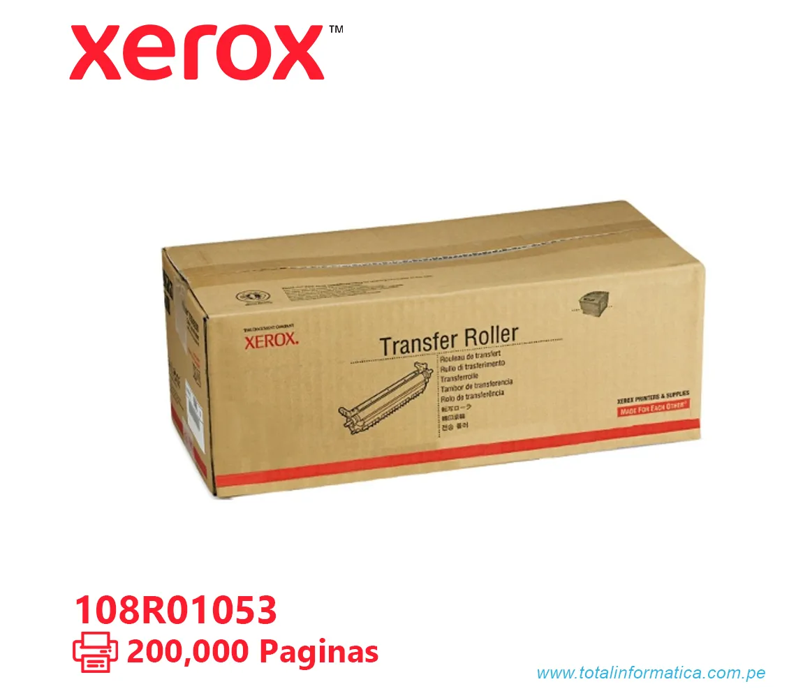 RODILLO TRANSFERENCIA XEROX ( 108R01053 ) PHASER 7800, 200K PAG - imagen 2