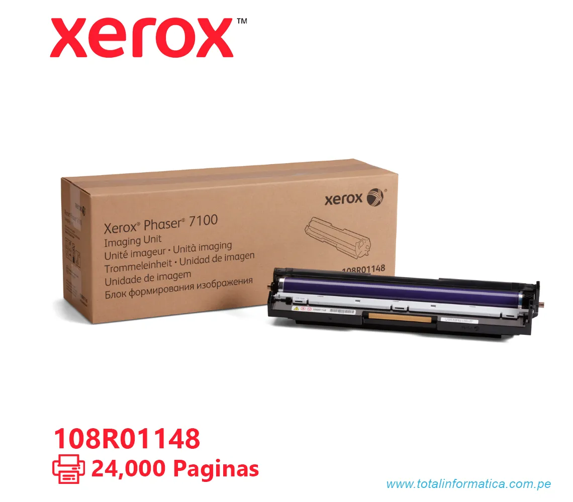 UNIDAD DE IMAGEN XEROX ( 108R01148 ) PARA PHASER 7100, 24K PAG - imagen 1