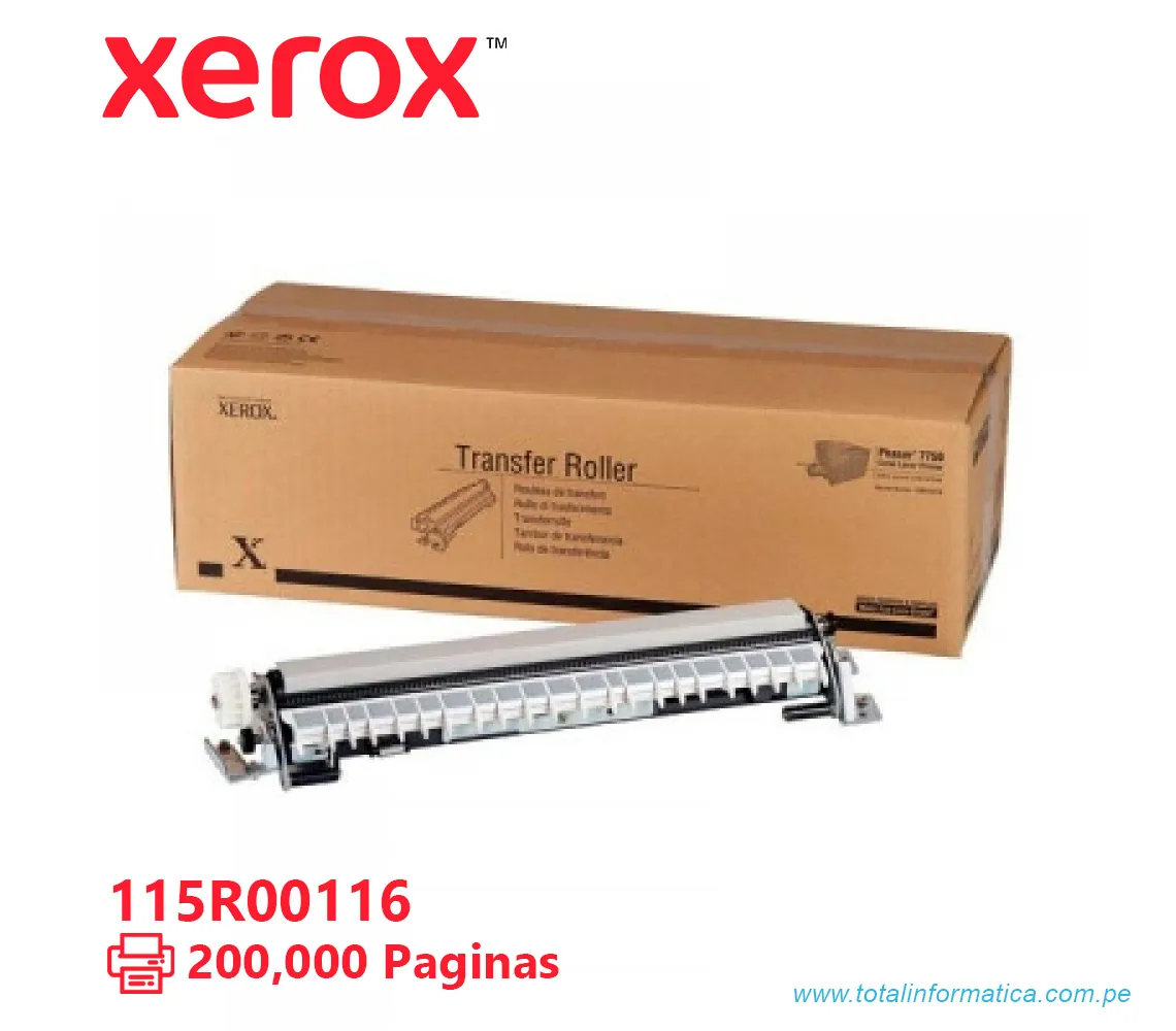 TRANSFERENCIA XEROX ( 115R00116 ) VERSALINK B7025, B7035, 200K PAG - imagen 1