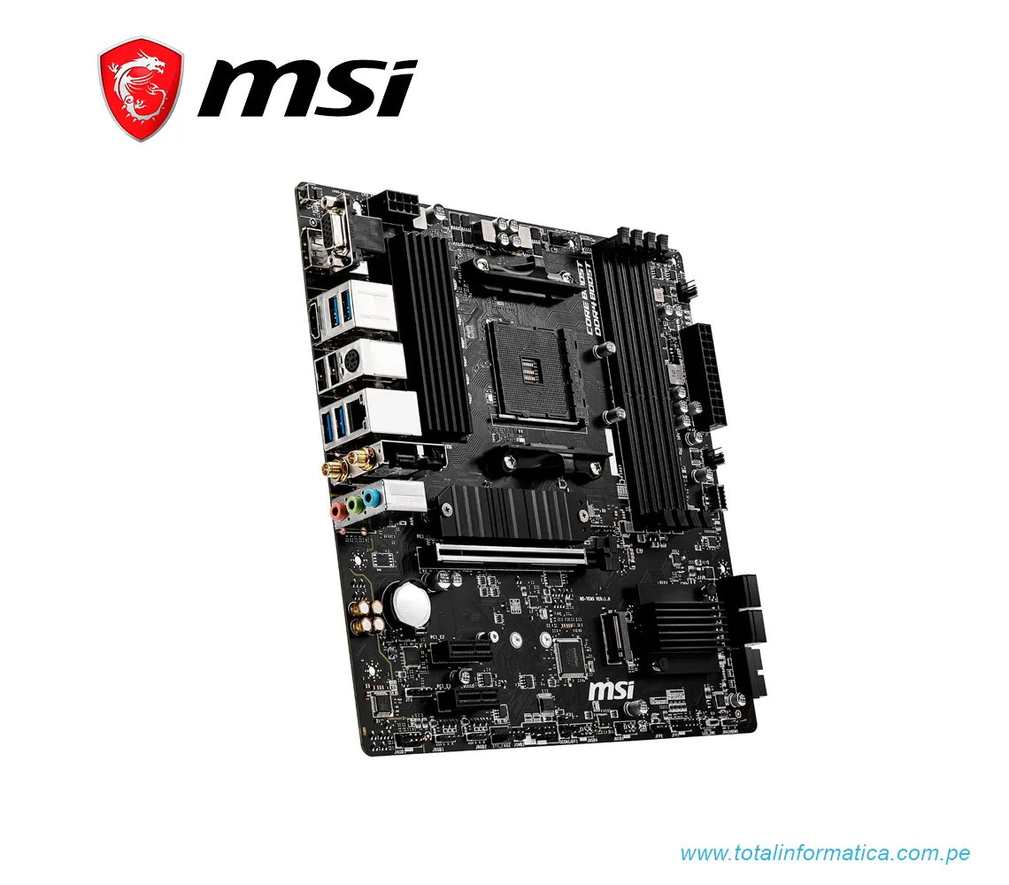 PLACA BASE MSI B550M PRO-VDH WIFI , AM4 AMD, micro ATX, DDR4, 4400MHZ - imagen 2