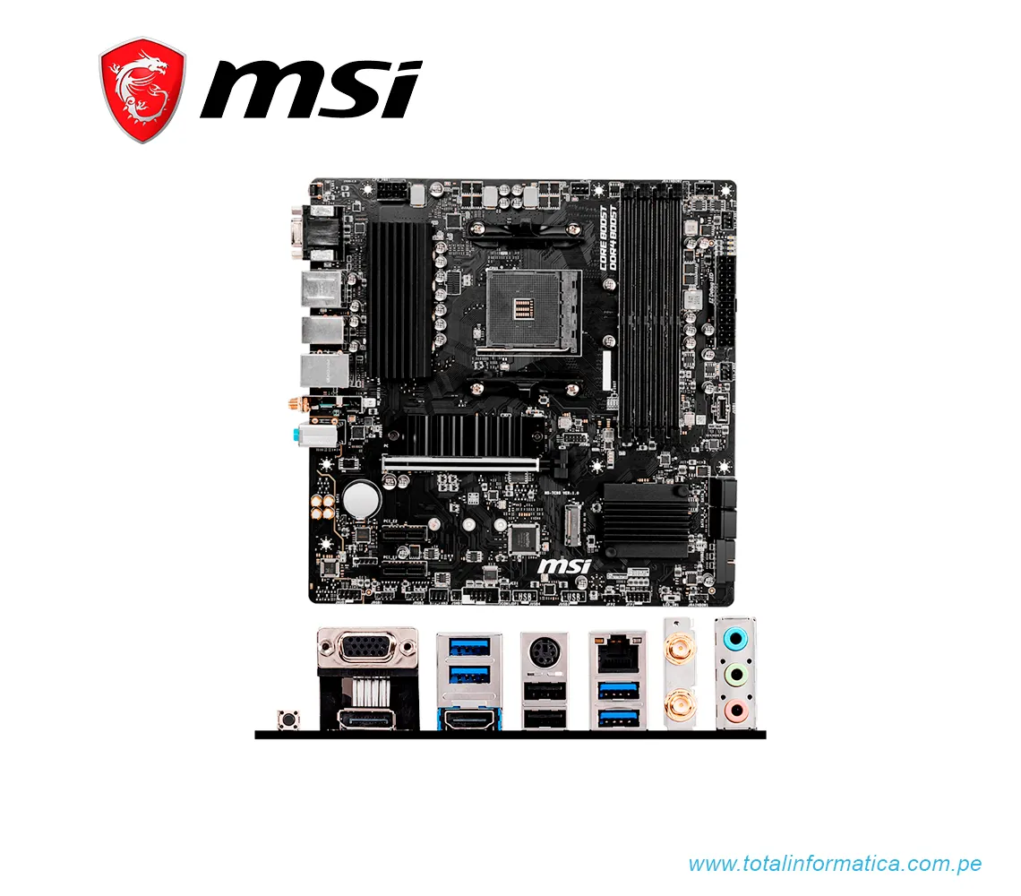 PLACA BASE MSI B550M PRO-VDH WIFI , AM4 AMD, micro ATX, DDR4, 4400MHZ - imagen 3