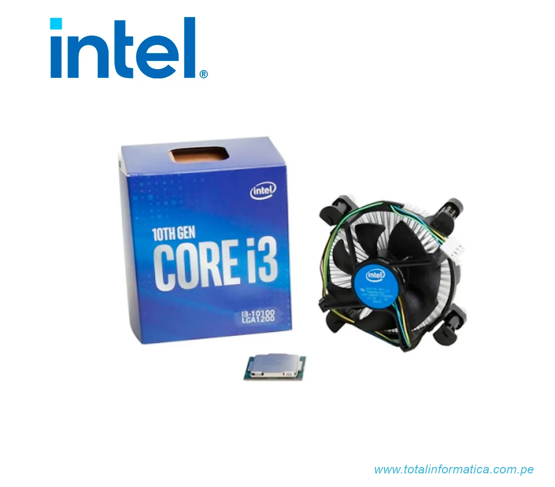 PROCESADOR INTEL CORE I3-10100,  3,6 GHz, 6 MB, Smart Cache, Caja - imagen 2