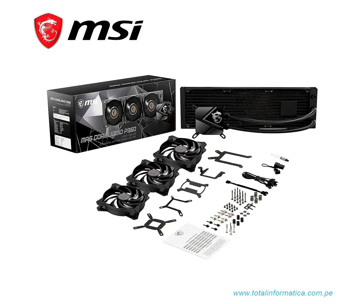 COOLER MSI LQUIDA DE CPU MSI MAG CORELIQUID P360  - imagen 3