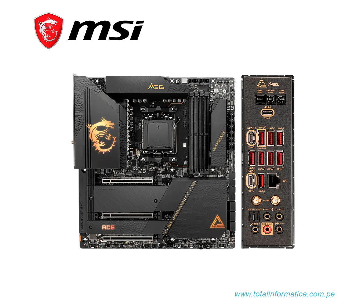  PLACA BASE GAMING AMD MSI MEG X670E ACE, Zócalo AM5, ATX , DDR5 - imagen 2