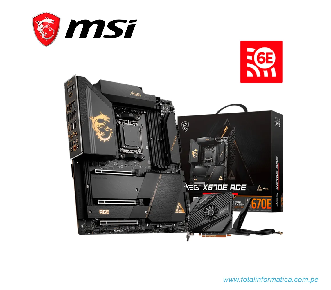  PLACA BASE GAMING AMD MSI MEG X670E ACE, Zócalo AM5, ATX , DDR5 - imagen 1