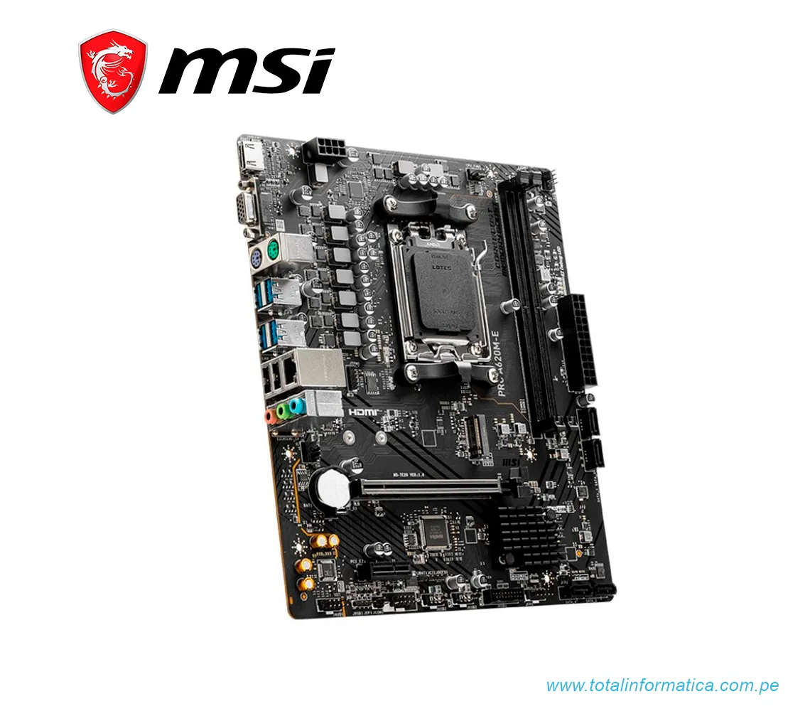 PLACA BASE MSI PRO A620M-E, AMD, AM5, mini-ATX - imagen 2