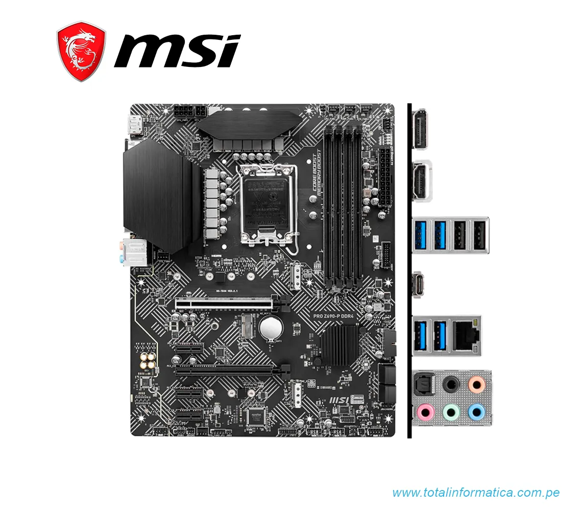 PLACA BASE MSI PRO Z690-P, DDR4, INTEL Z690, LGA 1700, ATX - imagen 2