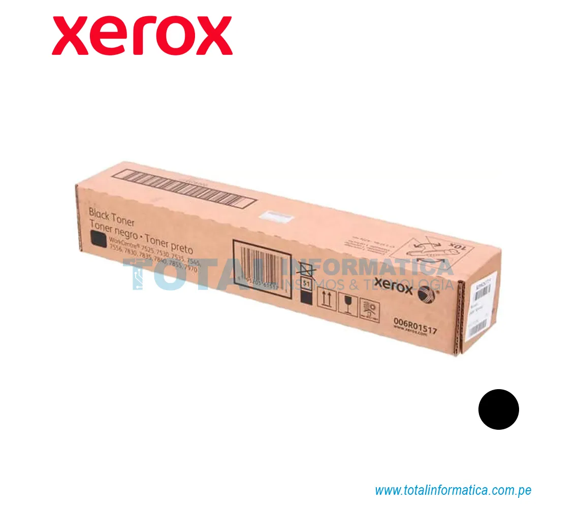 TONER XEROX ( 006R01517 ) WORKCENTRE 7500, 7556, NEGRO, 26K PAG - imagen 2