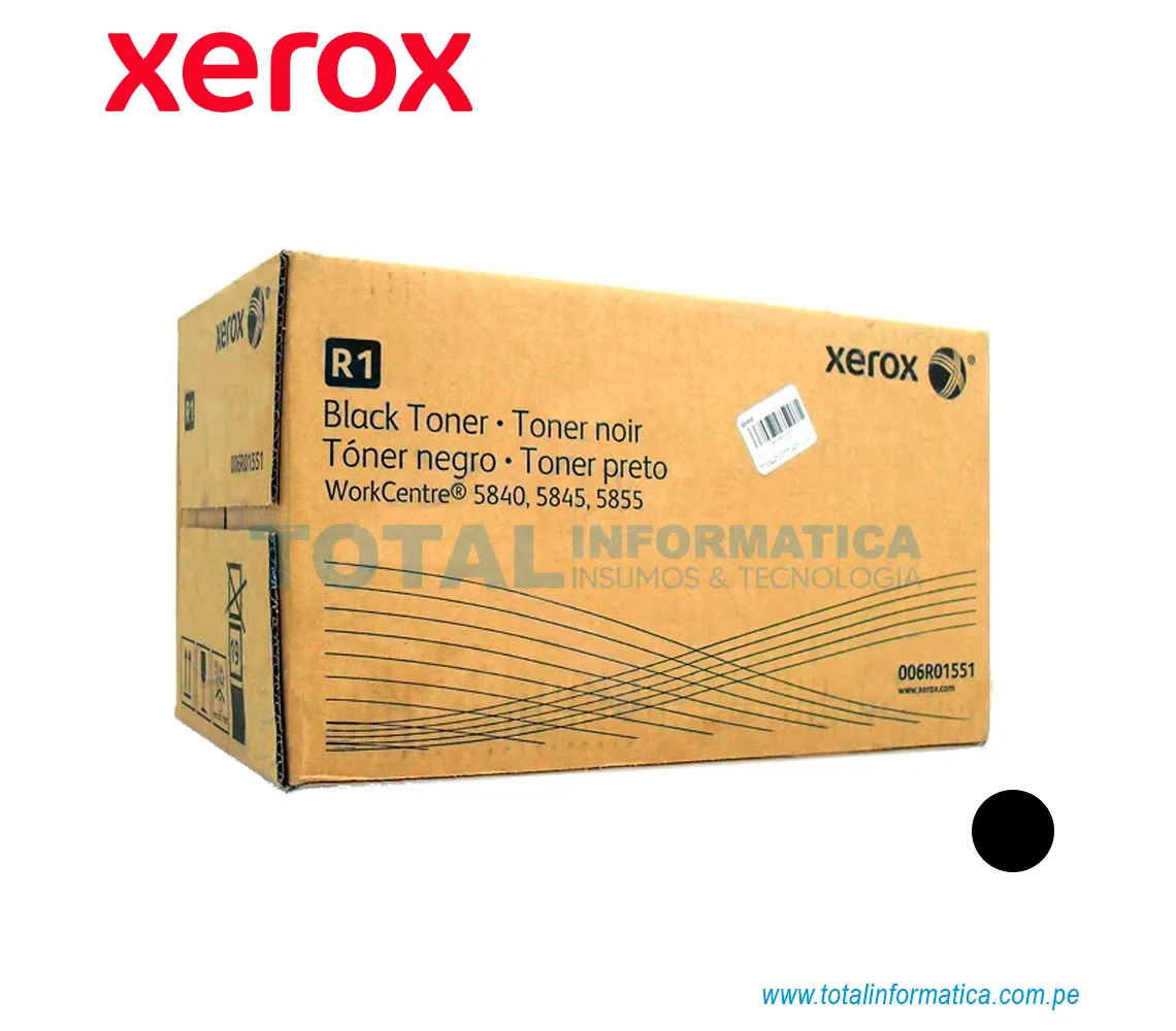 TONER XEROX ( 006R01551 ) WORKCENTRE 5800, 5855, ALTALINK, B8000 BLACK, 76K PAG - imagen 2
