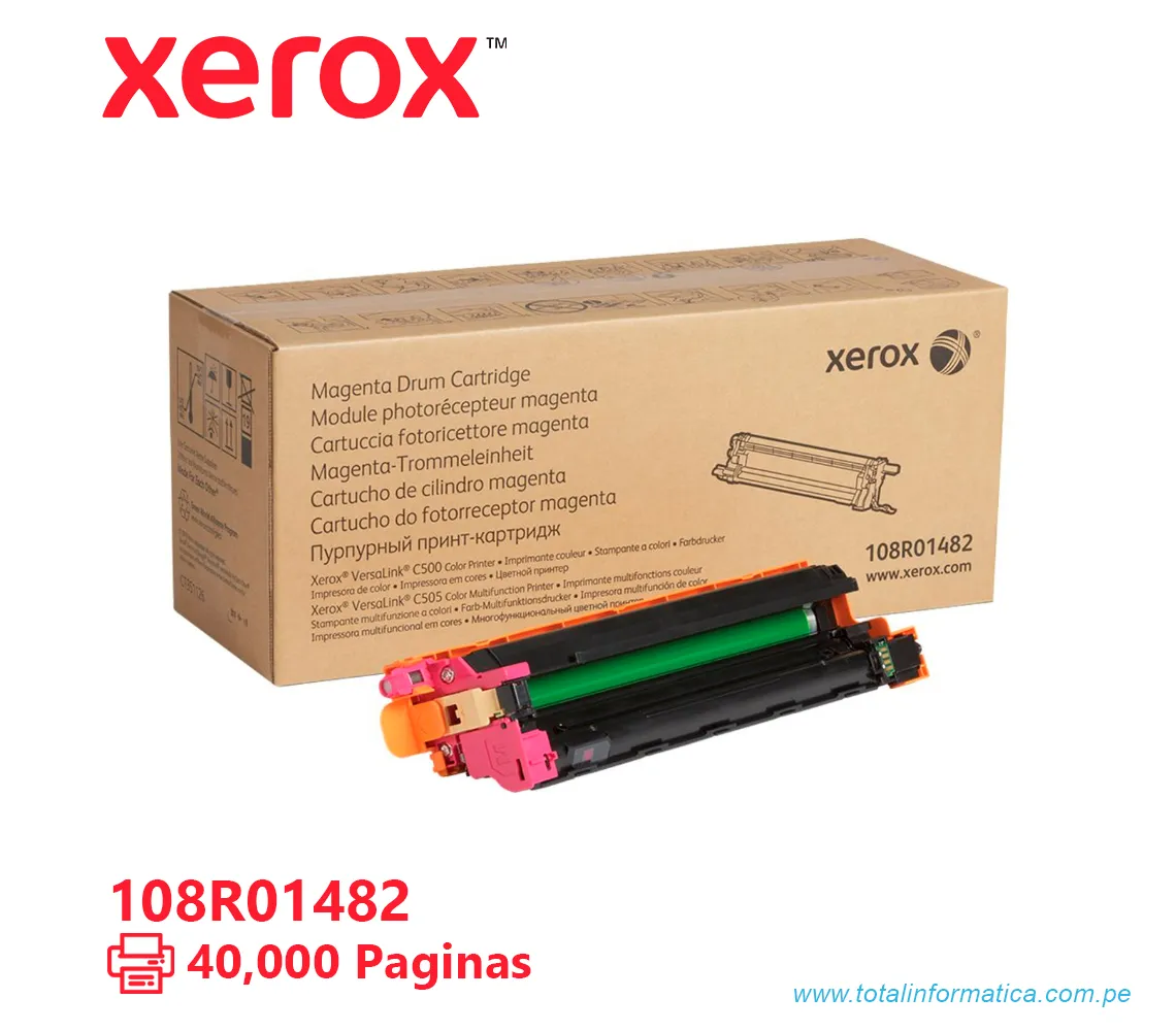 TAMBOR XEROX ( 108R01482 ) VERSALINK C500, C505 MAGENTA, 40K PÁG - imagen 1