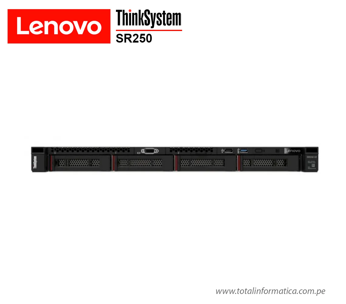 SERVIDOR LENOVO THINKSYSTEM SR250 V2, INTEL XEON E-2336 2.90GHZ, 16GB RAM, SERIA ATA CONTROLADOR, 450W - imagen 2