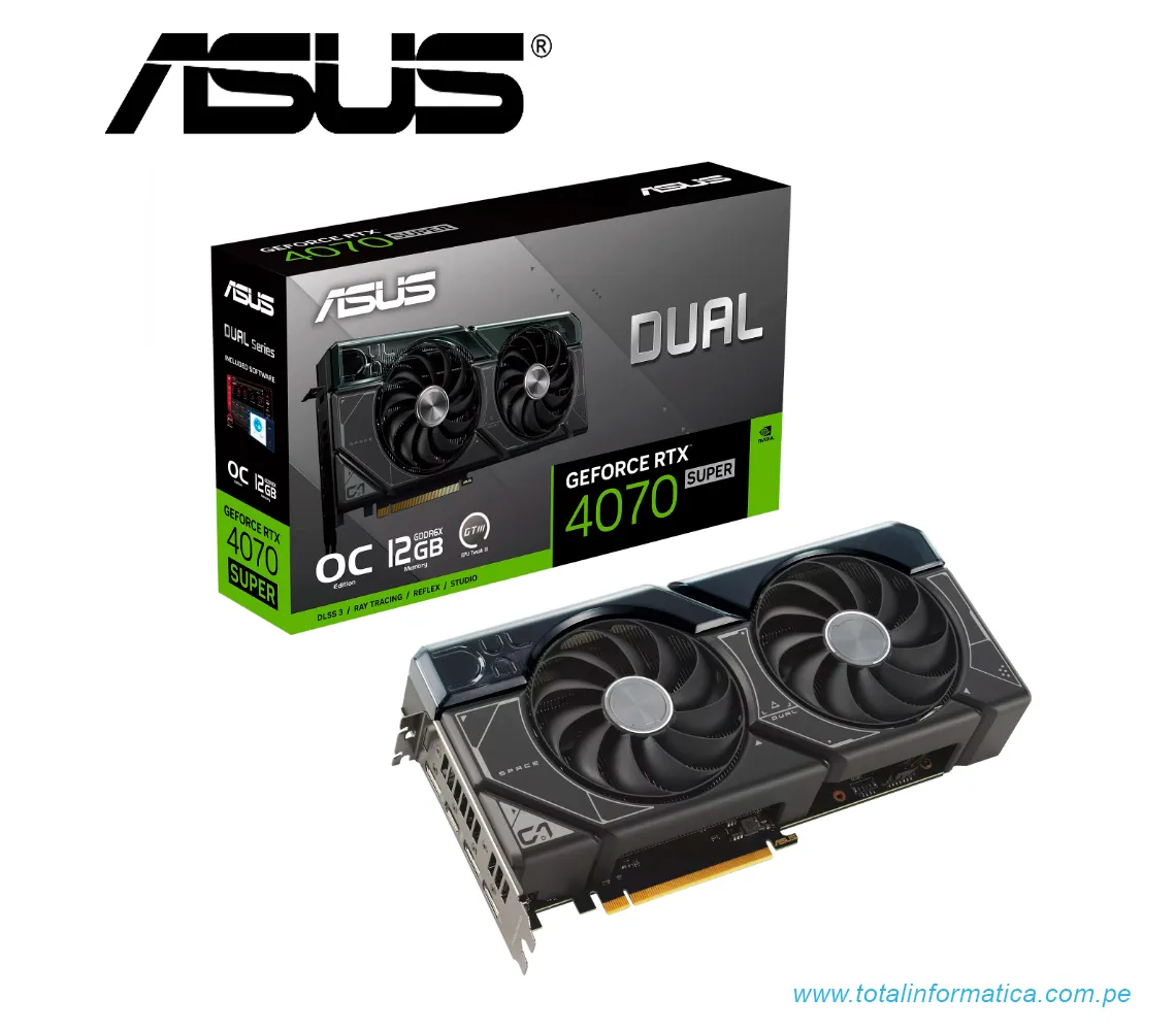TARJETA GRAFICA ASUS DUAL RTX 4070 SUPER OC EDITION, 12GB GDDR6X, PCI EXPRESS 4.0, GEFORCE RTX(DUAL-RTX4070S-O12G) - imagen 5