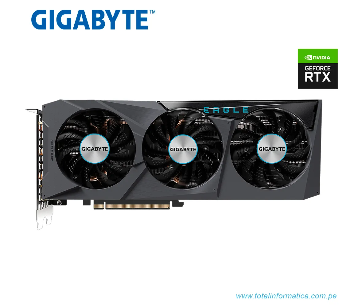 TARJETA GRAFICA GIGABYTE RTX 3070 EAGLE 8G(REV. 1.0), 8GB GDDR6, GEFORCE RTX(GV-N3070EAGLE-8GD) - imagen 1