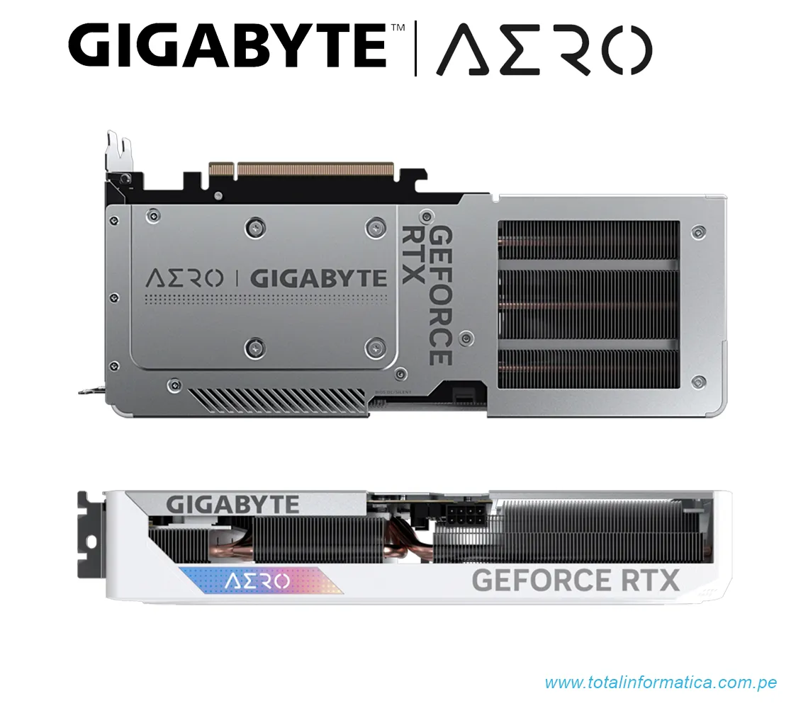 TARJETA GRAFICA GIGABYTE RTX 4060 TI AERO OC 16G, 16GB GDDR6, PCI-E 4.0(GV-N406TAERO OC-16GD) - imagen 3