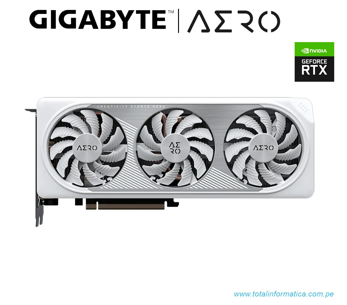 TARJETA GRAFICA GIGABYTE RTX 4060 TI AERO OC 16G, 16GB GDDR6, PCI-E 4.0(GV-N406TAERO OC-16GD) - imagen 1