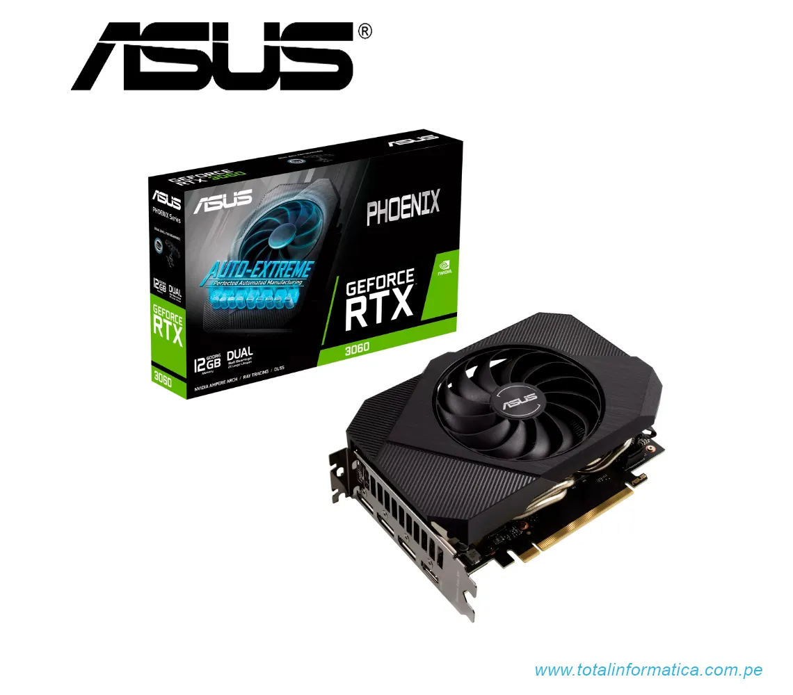TARJETA GRAFICA ASUS PHOENIX RTX 3060 v2, 12GB GDDR6, GEFORCE RTX(PH-RTX3060-12G-V2) - imagen 4
