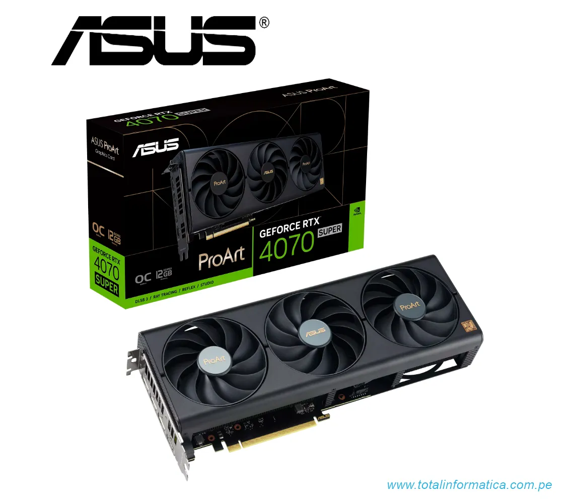 TARJETA GRAFICA ASIS PROART RTX 4070 SUPER OC EDITION, 12GB GDDR6X, PCIE 4.0, GEFORCE RTX(PROART-RTX4070S-O12G) - imagen 5
