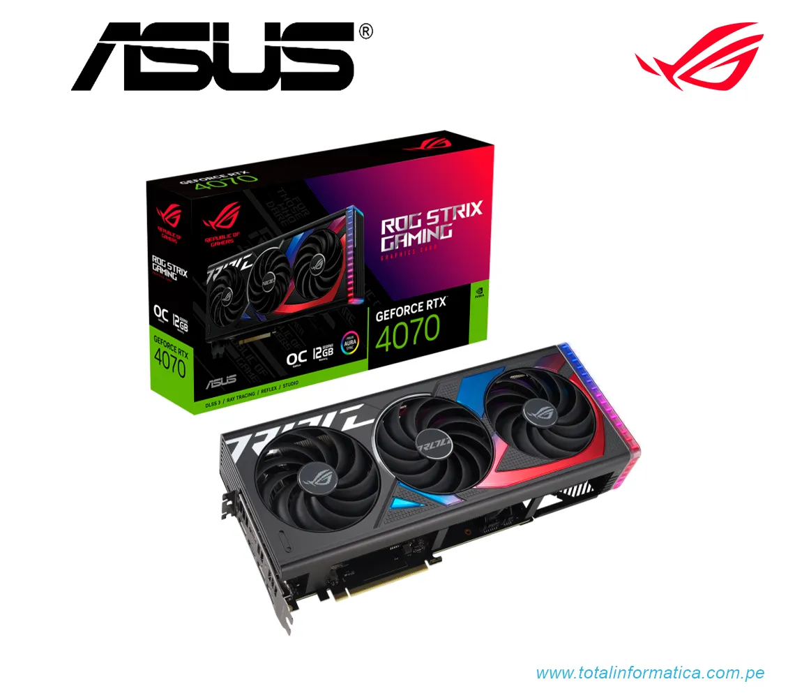 TARJETA GRAFICA ASUS ROG STRIX RTX 4070 SUPER OC EDITION, 12GB GDDR6X, PCIE 4.0, GEFORCE RTX(ROG-STRIX-RTX4070S-O12G-GAMING) - imagen 5