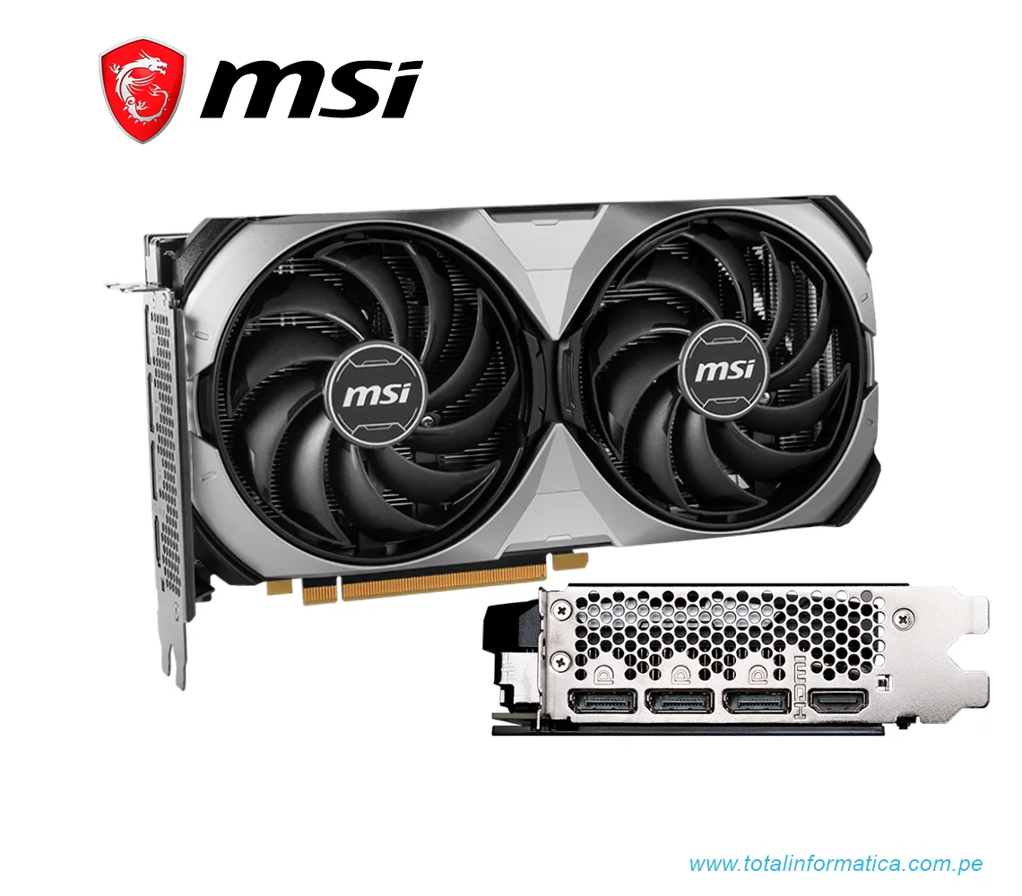 TARJETA GRAFICA MSI RTX 4070 SUPER 12G VENTUS 2X OC, 12GB GDDR6X, PCI-E 4.0 - imagen 2