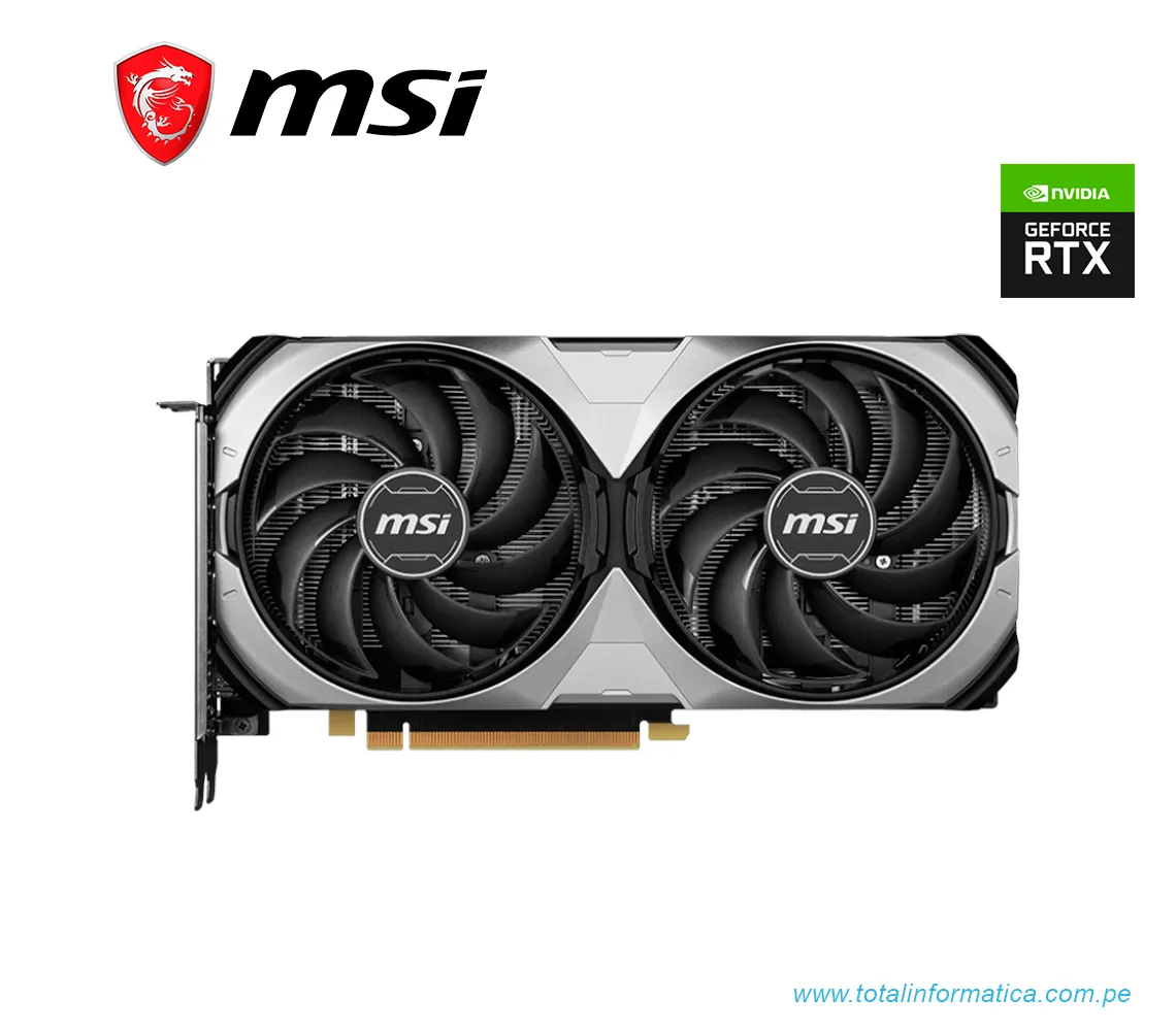 TARJETA GRAFICA MSI RTX 4070 SUPER 12G VENTUS 2X OC, 12GB GDDR6X, PCI-E 4.0 - imagen 1