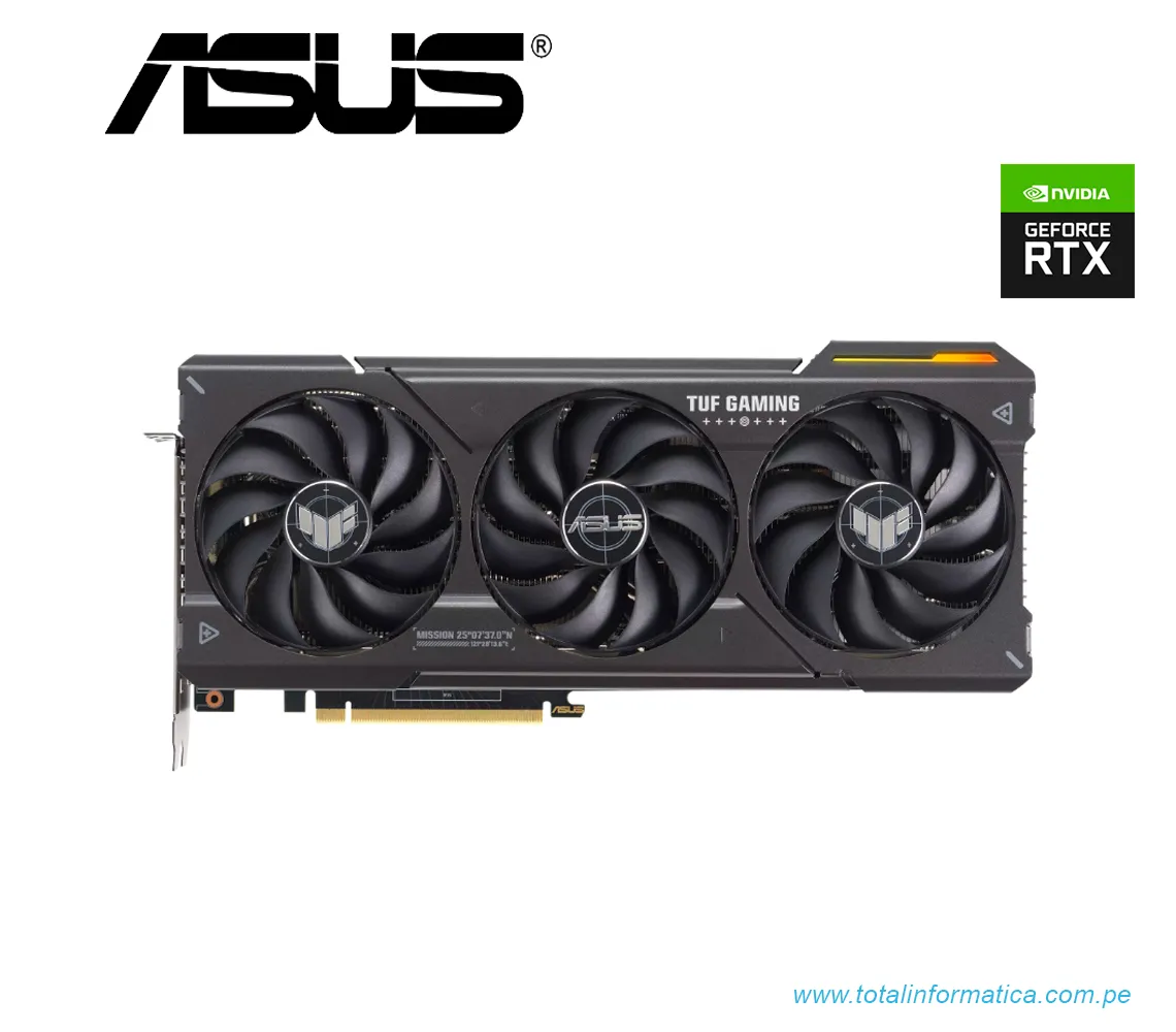 TARJETA GRAFICA ASUS TUF GAMING RTX 4070 SUPER OC EDITION, 12GB GDDR6X, PCIE 4.0, GEFORCE RTX(TUF-RTX4070S-O12G-GAMING) - imagen 1