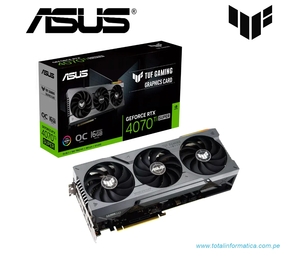 TARJETA GRAFICA ASUS TUF RTX 4070 TI SUPER OC EDITION, 16GB GDDR6X, PCI-E 4.0(TUF-RTX4070TIS-O16G-GAMING) - imagen 6