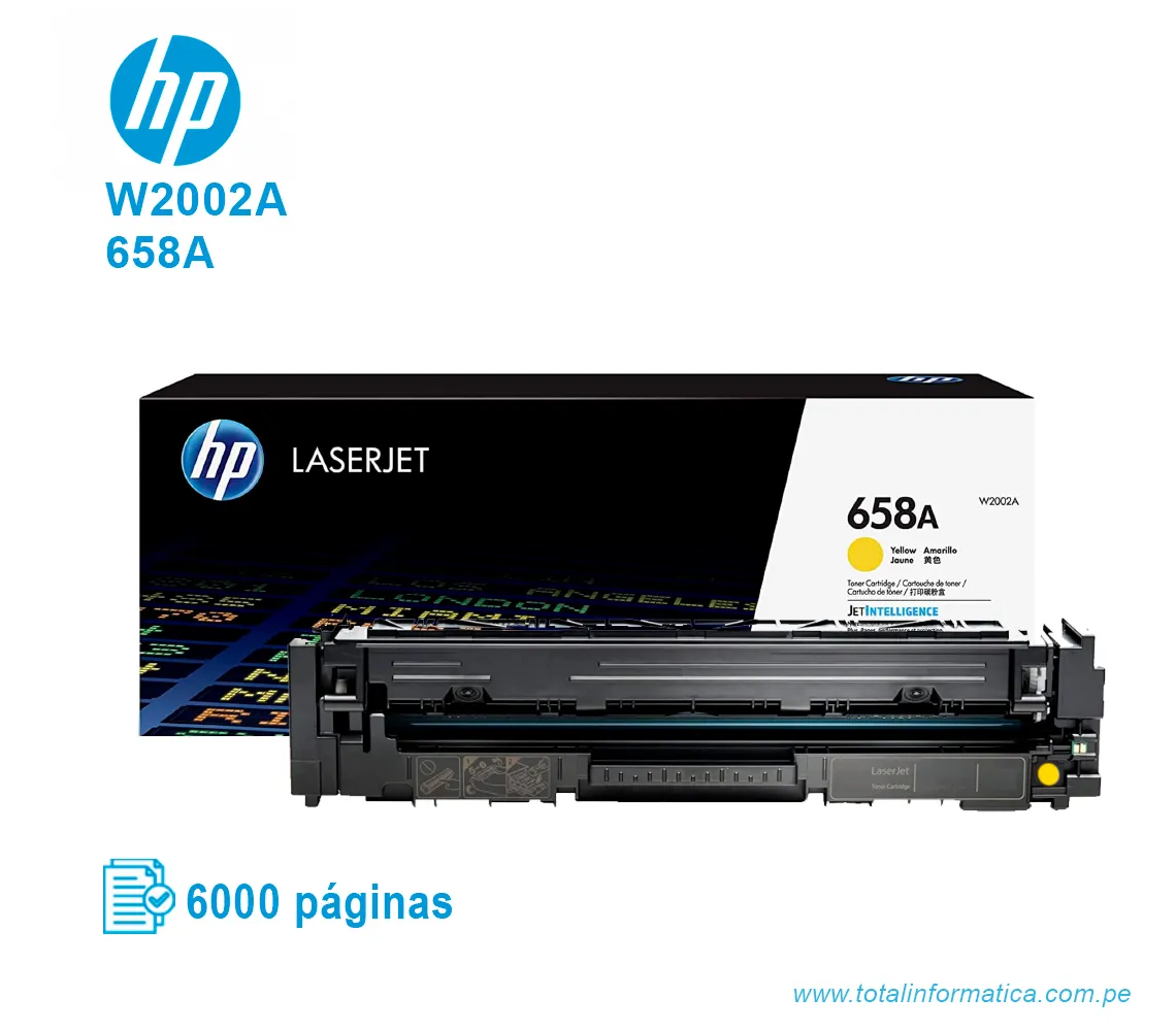 TONER HP 658A YELLOW ( W2002A ) LASERJET M571, 6K PG - imagen 2
