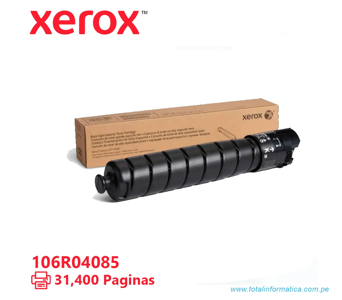 TONER XEROX ( 106R04085 ) VERSALINK C9000 BLACK, 31.400 PÁG - imagen 1