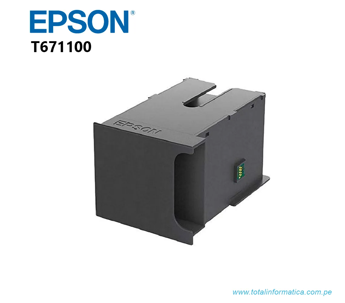 CAJA DE MANTENIMIENTO EPSON T671100: WORKFORCE PRO - imagen 3
