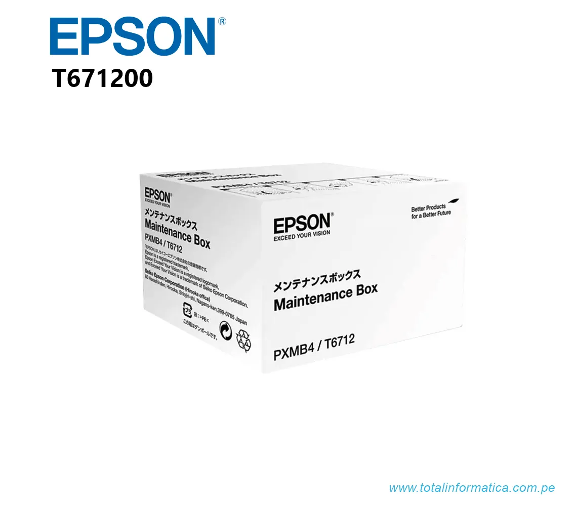 CAJA DE MANTENIMIENTO EPSON T671200: WORKFORCE PRO - imagen 1