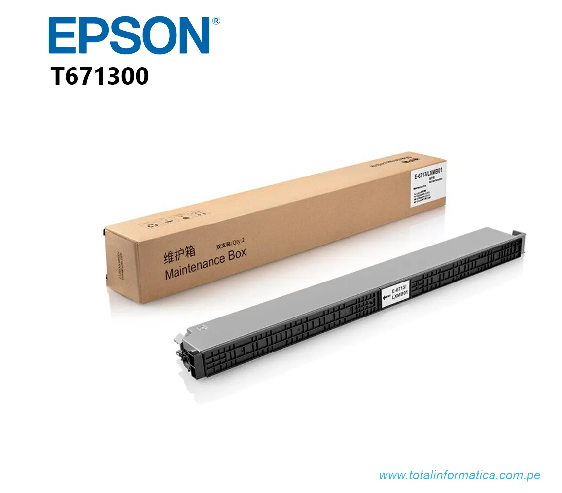 CAJA DE MANTENIMIENTO EPSON T671300: WORKFORCE PRO - imagen 2