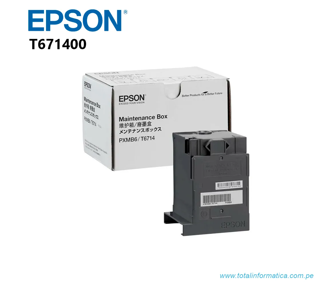 CAJA DE MANTENIMIENTO EPSON T671400: WORKFORCE PRO - imagen 2