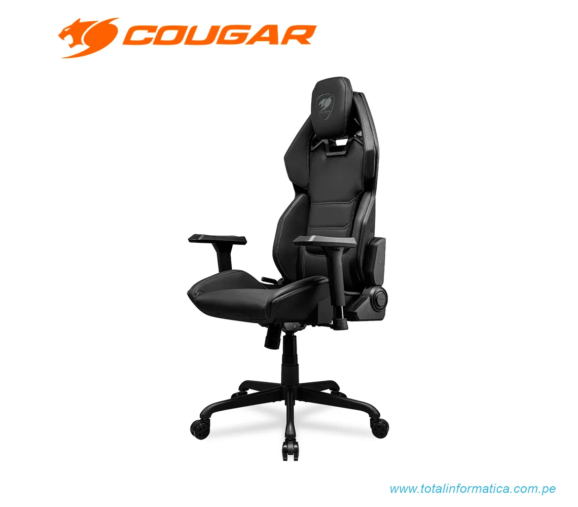 SILLÓN GAMER COUGAR HOTROD: RECLINABLE, ALTURA AJUSTABLE, SOPORTA HASTA 136KG, COLOR NEGRO (3MARXBLB.0001) - imagen 3