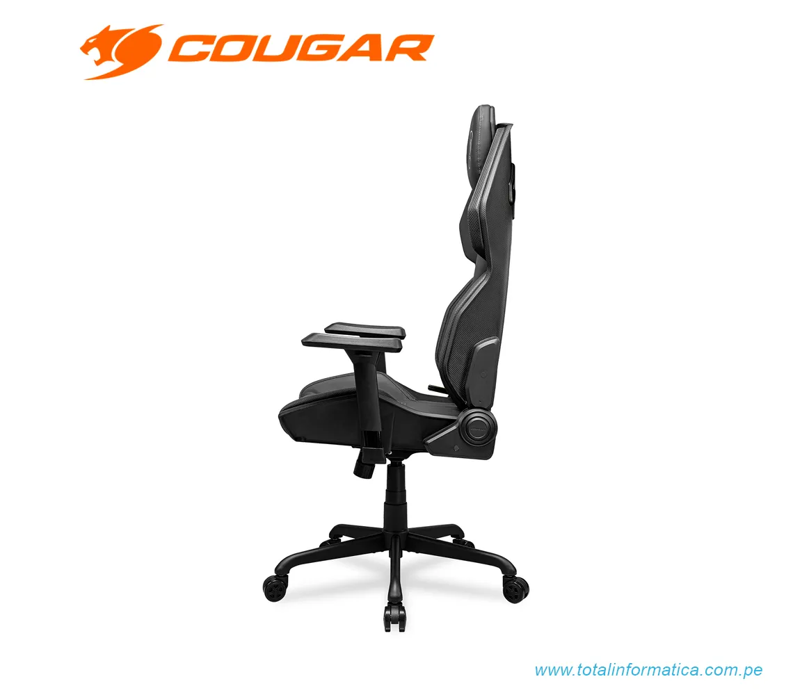 SILLÓN GAMER COUGAR HOTROD: RECLINABLE, ALTURA AJUSTABLE, SOPORTA HASTA 136KG, COLOR NEGRO (3MARXBLB.0001) - imagen 4