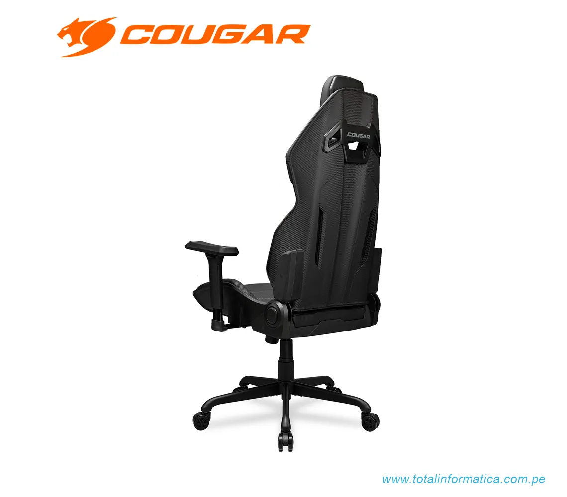 SILLÓN GAMER COUGAR HOTROD: RECLINABLE, ALTURA AJUSTABLE, SOPORTA HASTA 136KG, COLOR NEGRO (3MARXBLB.0001) - imagen 5