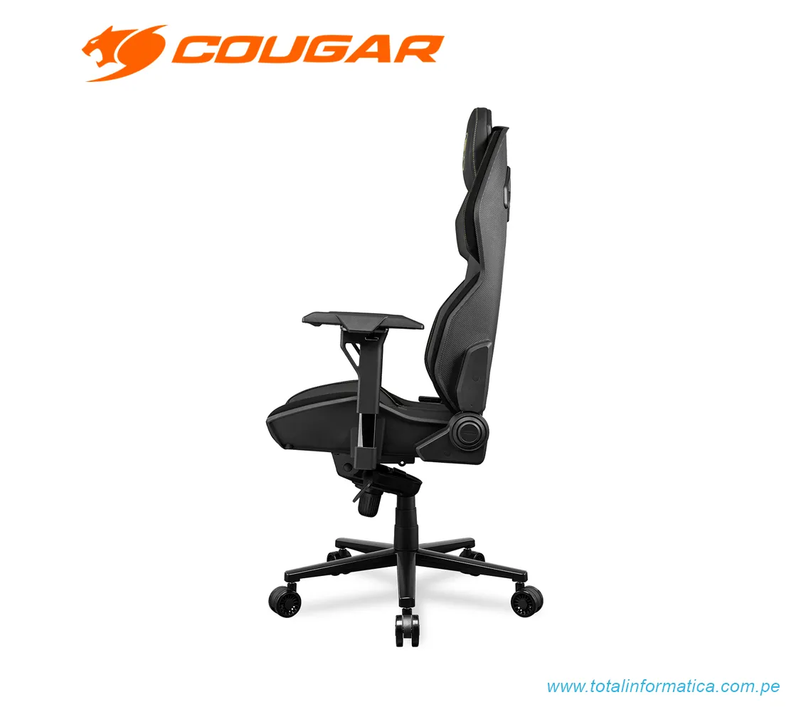 SILLÓN GAMER COUGAR HOTROD ROYAL: RECLINABLE, ALTURA AJUSTABLE, SOPORTA HASTA 136KG, COLOR NEGRO (3MARXGLB.0001) - imagen 4