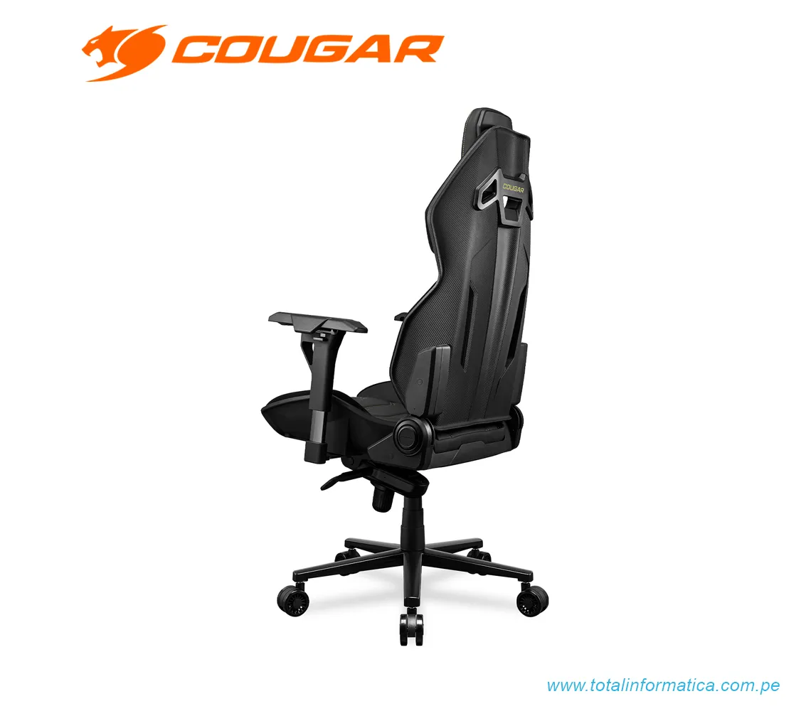 SILLÓN GAMER COUGAR HOTROD ROYAL: RECLINABLE, ALTURA AJUSTABLE, SOPORTA HASTA 136KG, COLOR NEGRO (3MARXGLB.0001) - imagen 5